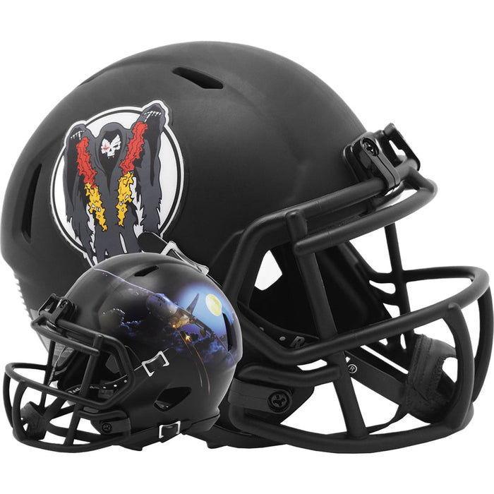 Air Force Falcons Riddell Mini Speed Helmet - Ghostrider