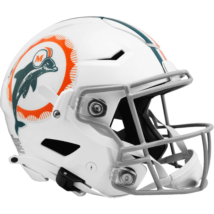 Miami Dolphins Authentic Full Size Throwback SpeedFlex Helmet - Tribute