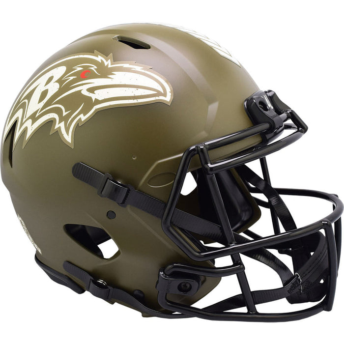 Baltimore Ravens Authentic Full Size Speed Helmet - Salute To Service