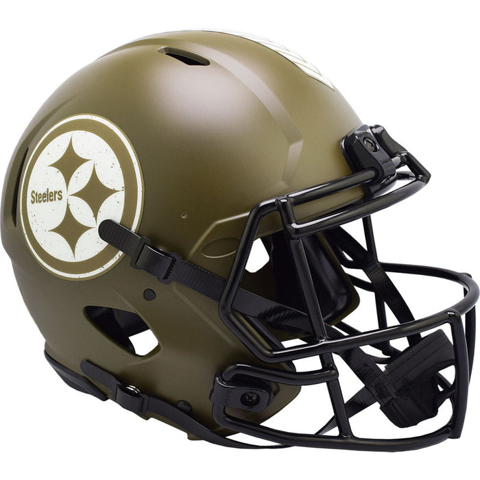 Pittsburgh Steelers Authentic Full Size Speed Helmet - Salute To Service