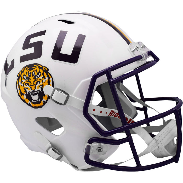 LSU Tigers Replica Full Size Speed Helmet - White