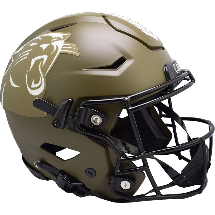 Carolina Panthers Authentic Full Size SpeedFlex Helmet - Salute To Service