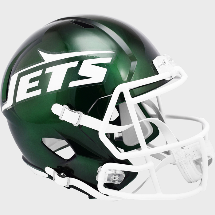 New York Jets Replica Full Size Riddell Speed Helmet - Tribute