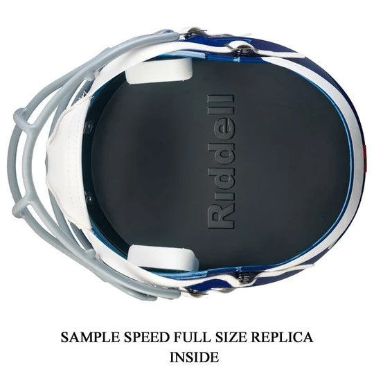 Tennessee Titans Replica Riddell Speed Full Size Helmet - Satin Navy Metallic