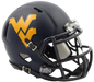 West Virginia Mountaineers Riddell Mini Speed Helmet - 2016 Satin Navy