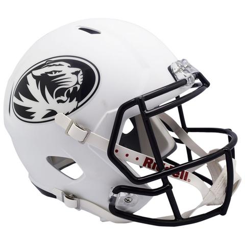Missouri Tigers Replica Full Size Speed Helmet - Matte White