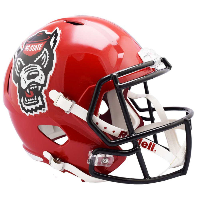 NC State Wolfpack Replica Full Size Speed Helmet - 2018 Red Tuffy