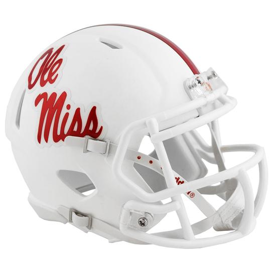 Mississippi (Ole Miss) Rebels Riddell Mini Speed Helmet - Gloss White