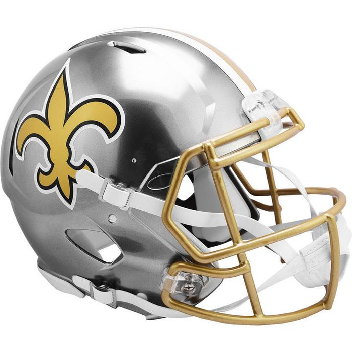 New Orleans Saints Authentic Full Size Speed Helmet - Flash