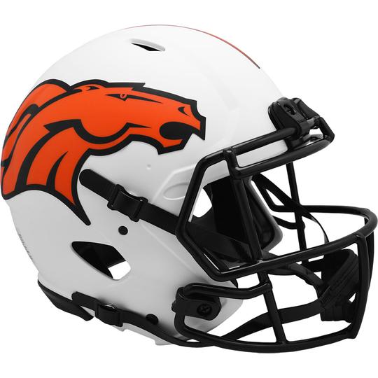 Denver Broncos Authentic Full Size Speed Helmet - LUNAR