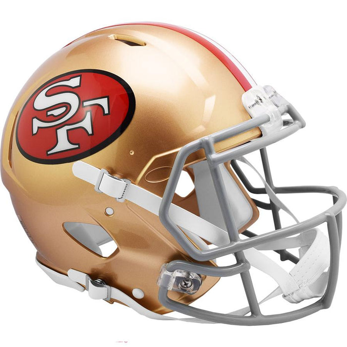 San Francisco 49ers Authentic Full Size Throwback Speed Helmet - 1964 to 1995