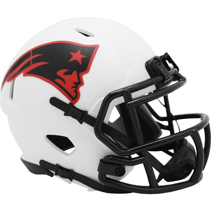 New England Patriots Riddell Mini Speed Helmet - LUNAR