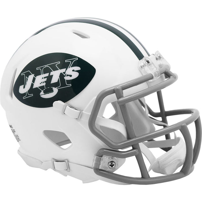 New York Jets Riddell Mini Throwback Speed Helmet - 1965 to 1977