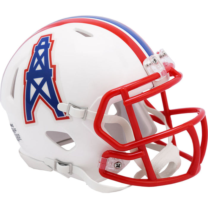 Houston Oilers Riddell Mini Throwback Speed Helmet - 1981 to 1998