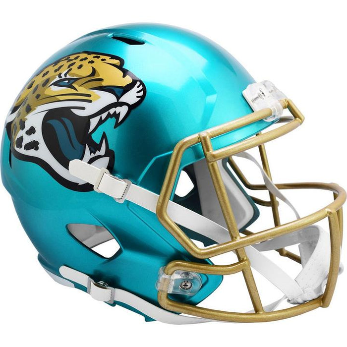 Jacksonville Jaguars Replica Riddell Speed Full Size Helmet - FLASH