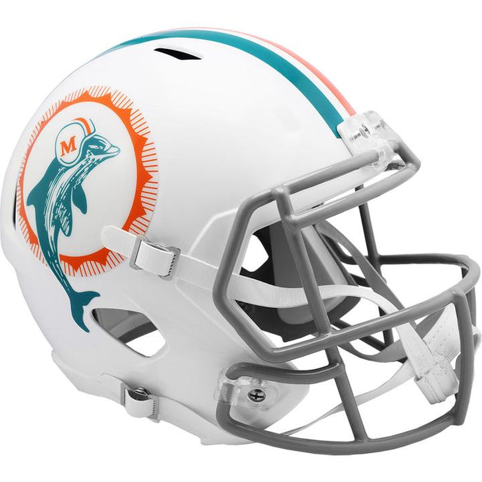 Miami Dolphins Replica Full Size Throwback Speed Helmet - 1972