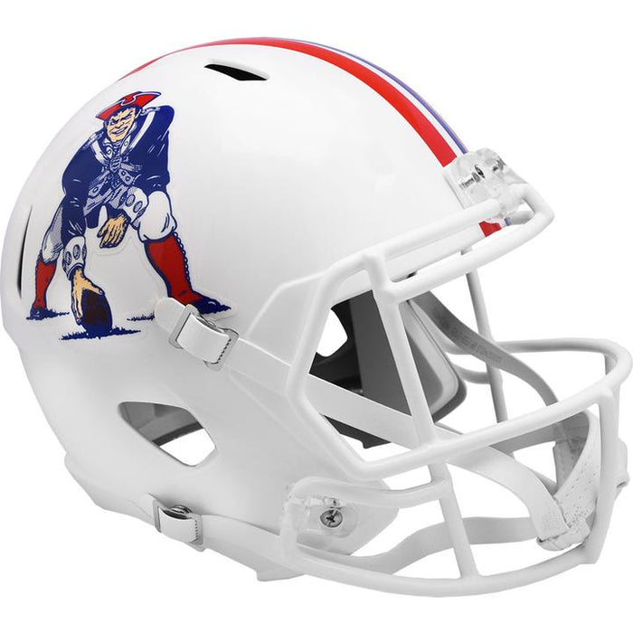 New England Patriots Replica Full Size Throwback Speed Helmet - 1982 to 1989