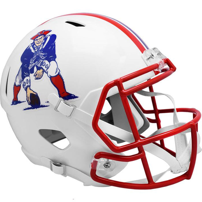 New England Patriots Replica Full Size Throwback Speed Helmet - 1990 to 1992