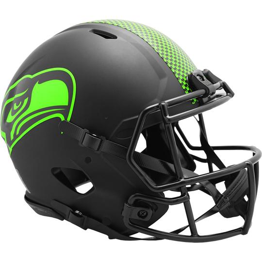 Seattle Seahawks Authentic Full Size Speed Helmet - ECLIPSE