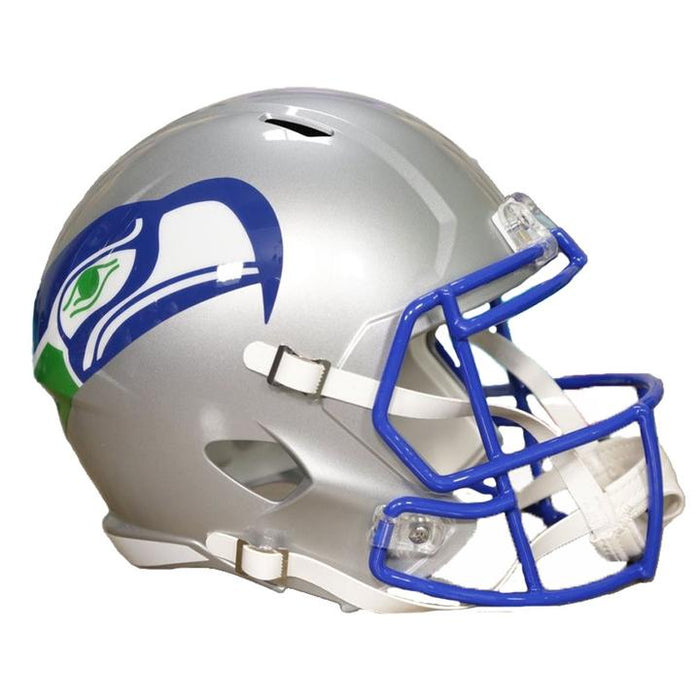 Seattle Seahawks Replica Full Size Throwback Speed Helmet - 1983 to 2001