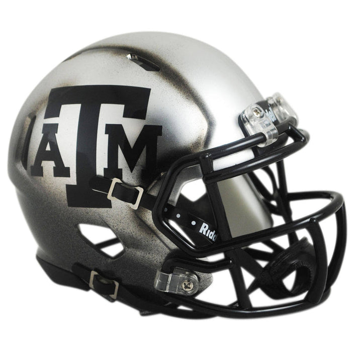 Texas A&M Aggies Authentic Full Size Speed Helmet - Ice Hydro HAND PAINTED