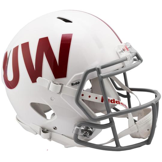 Wisconsin Badgers Authentic Full Size Speed Helmet - UW Throwback