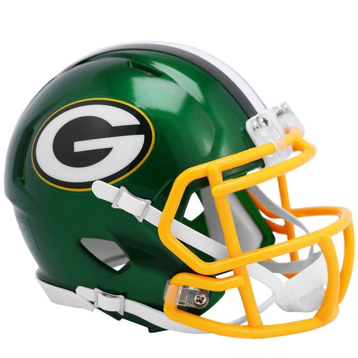 Green Bay Packers Riddell Mini Speed Helmet - Flash