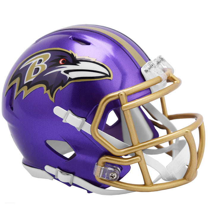 Baltimore Ravens Riddell Mini Speed Helmet - Flash