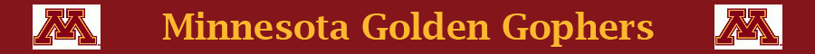 Minnesota Golden Golphers Historic Football Prints