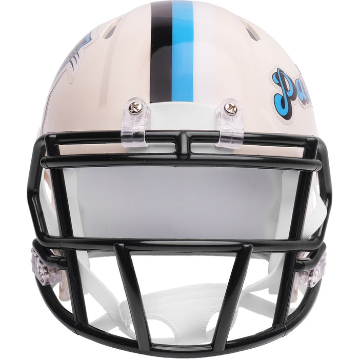 Carolina Panthers Riddell Mini Speed Helmet - RETRO