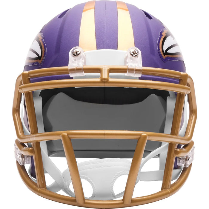 Baltimore Ravens Riddell Mini Speed Helmet - 2026 Purple Rising - Game Day Treasures