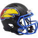 Kansas Jayhawks Riddell Mini Speed Helmet - Black - Game Day Treasures