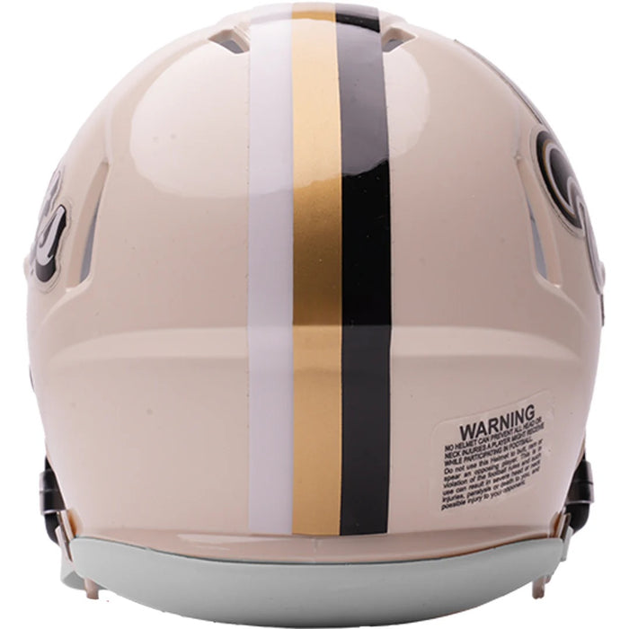 New Orleans Saints Riddell Mini Speed Helmet - RETRO - Game Day Treasures