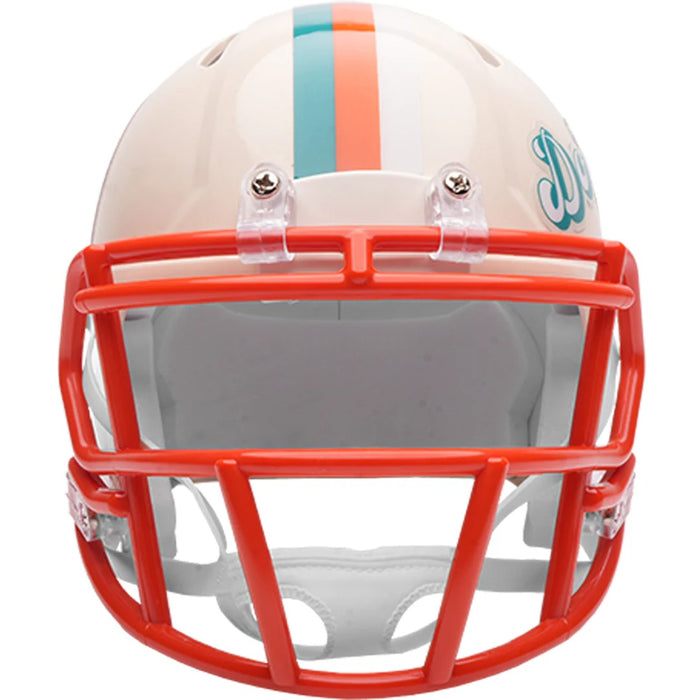 Miami Dolphins Riddell Mini Speed Helmet - RETRO