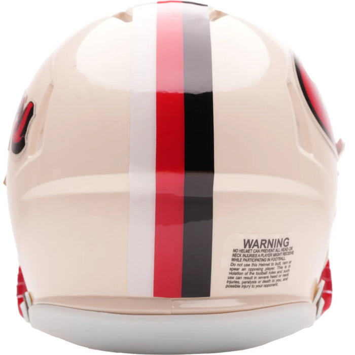 San Francisco 49ers Riddell Mini Speed Helmet - RETRO - Game Day Treasures