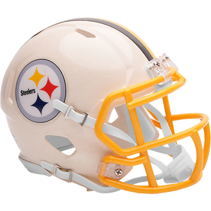 Pittsburgh Steelers Riddell Mini Speed Helmet - RETRO - Game Day Treasures