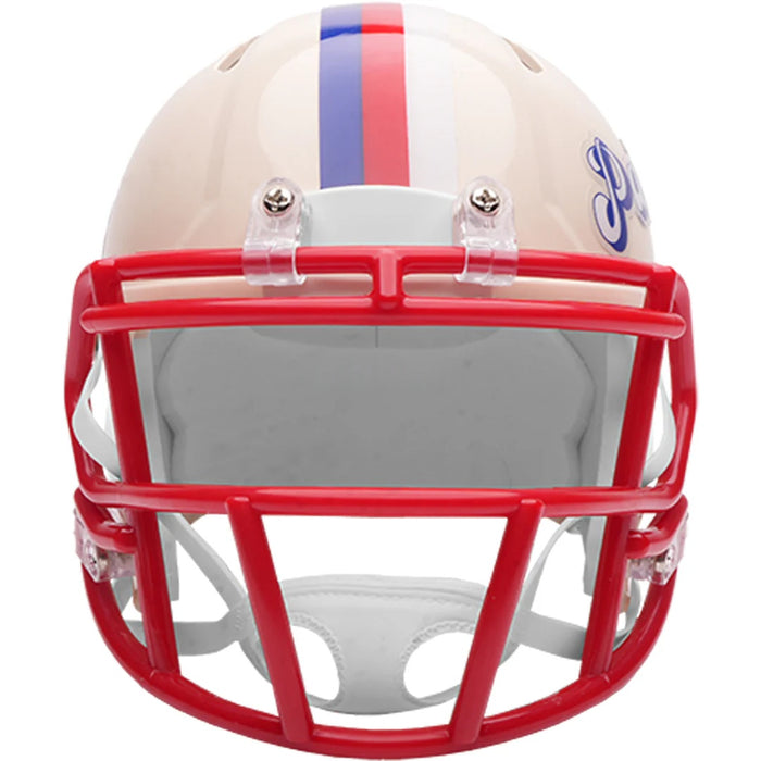 New England Patriots Riddell Mini Speed Helmet - RETRO - Game Day Treasures