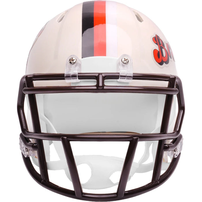 Cleveland Browns Riddell Mini Speed Helmet - RETRO