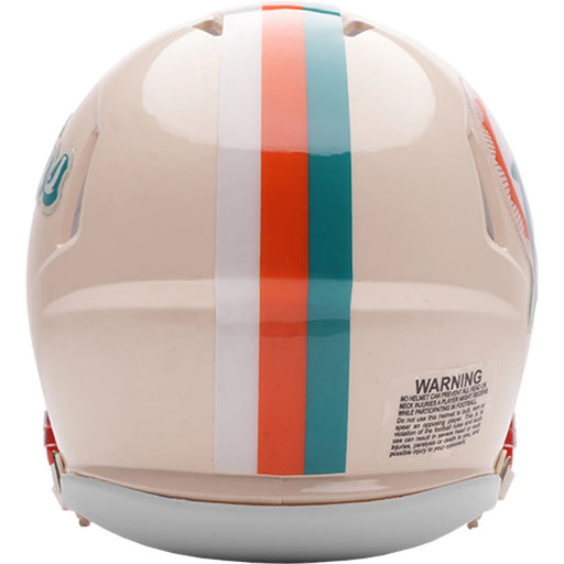 Miami Dolphins Riddell Mini Speed Helmet - RETRO - Game Day Treasures