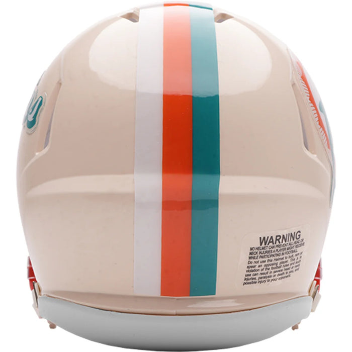 Miami Dolphins Riddell Mini Speed Helmet - RETRO