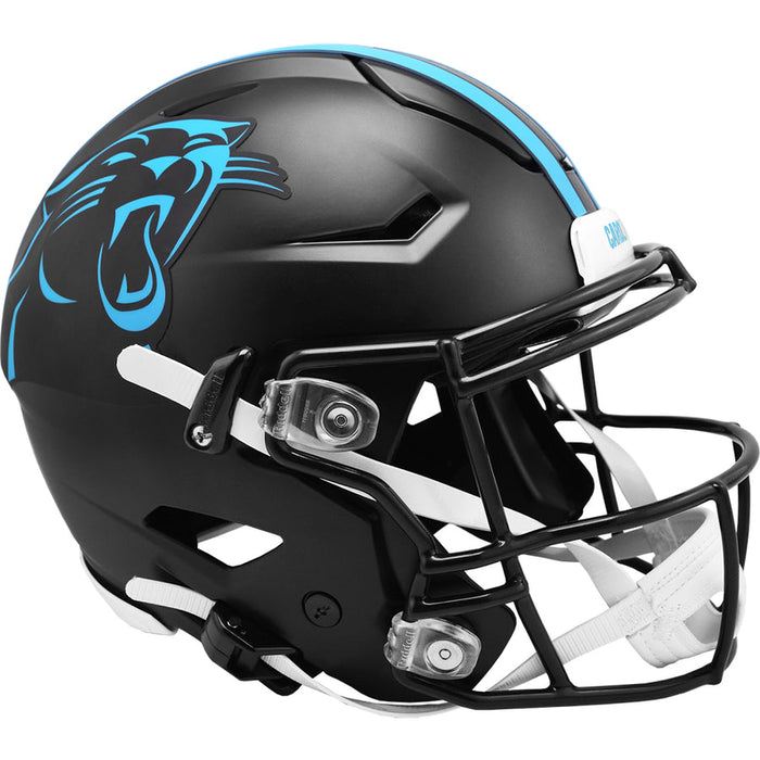Carolina Panthers Authentic Full Size SpeedFlex Helmet - 2022 Alternate On-Field