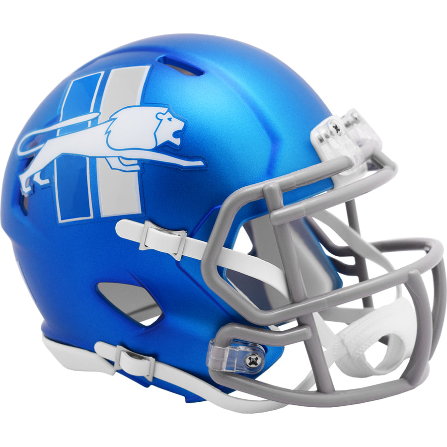 Detroit Lions Riddell Mini Speed Helmet - 2023 Alternate On-Field ...