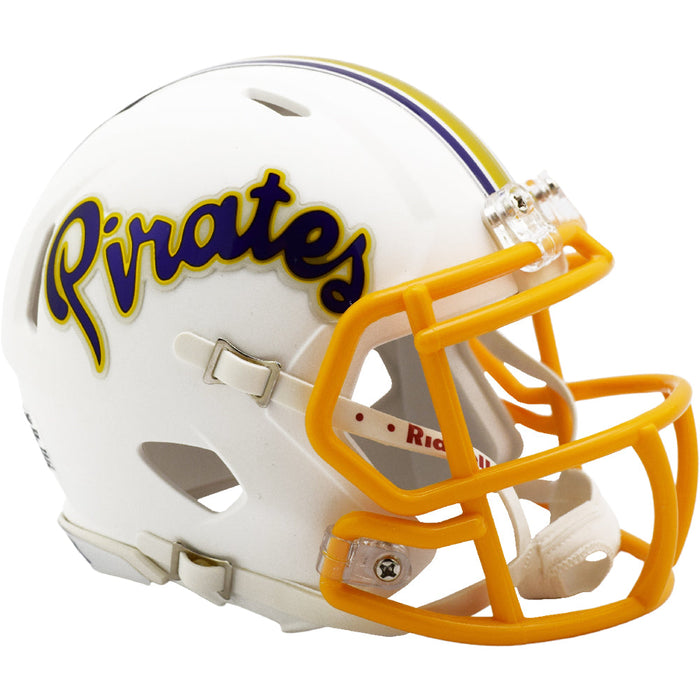 East Carolina Pirates Mini Speed Helmet - Matte White - Game Day Treasures