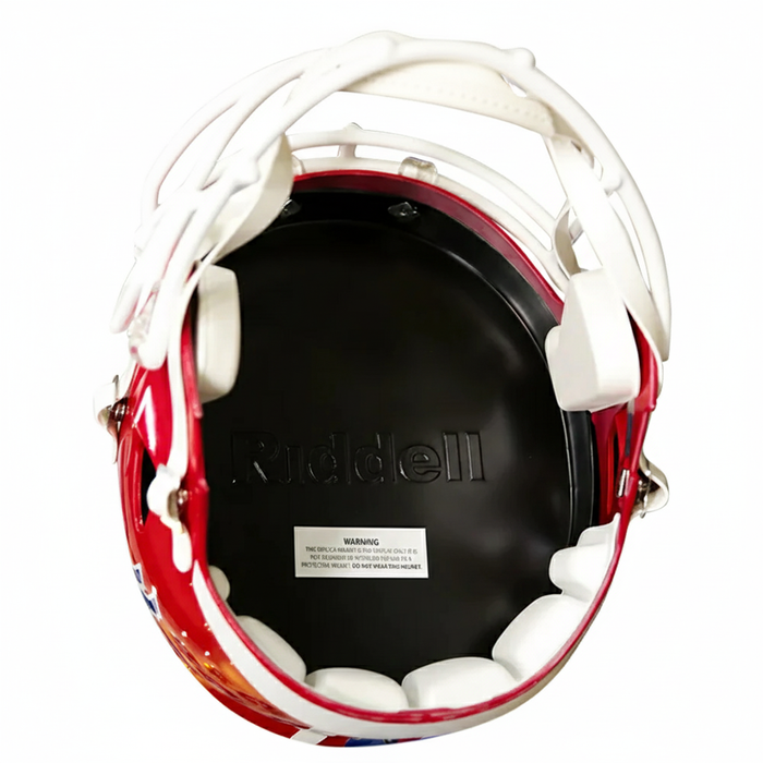 Buffalo Bills Replica Throwback Speed Helmet (1987-2001) - Game Day Treasures