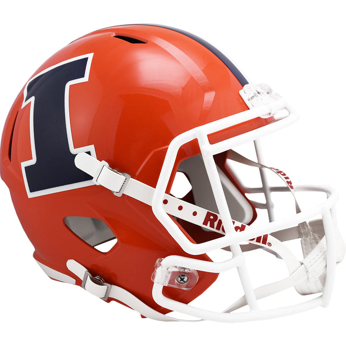 Illinois Fighting Illini Replica Full Size Speed Helmet - Orange