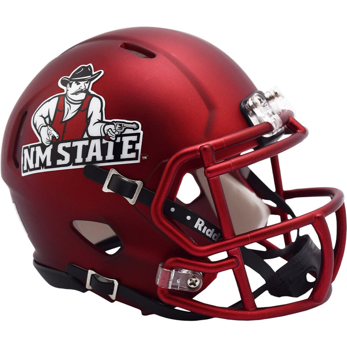 New Mexico State Aggies Mini Speed Helmet - Anodized Maroon - Game Day Treasures