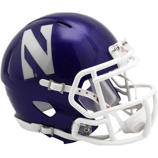 Northwestern Wildcats Riddell Mini Speed Helmet - Game Day Treasures