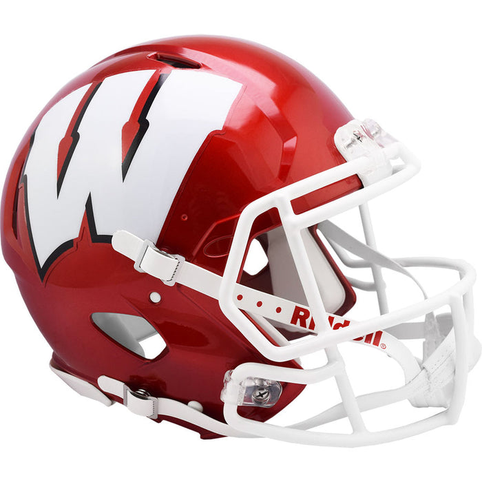 Wisconsin Badgers Authentic Full Size Speed Helmet - FLASH
