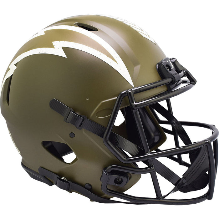 Los Angeles Chargers Authentic Full Size Speed Helmet - Salute To Service