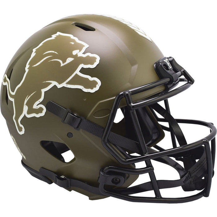 Detroit Lions Authentic Full Size Speed Helmet - Salute To Service